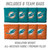 Miami Dolphins Slogan Series Cornhole Set with Team Bags