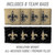 New Orleans Saints Slogan Series Cornhole Set with Team Bags