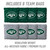 New York Jets Tailgate Cornhole Set with Team Bags