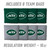 New York Jets MDF Tailgate Cornhole Set with Team Bags
