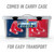 Boston Red Sox Dual-Sided All-Weather Cornhole Bags – Set of 8