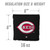 Cincinnati Reds Dual-Sided All-Weather Cornhole Bags – Set of 8