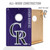 Colorado Rockies Tailgate Cornhole Set with Team Bags