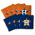 Houston Astros Dual-Sided All-Weather Cornhole Bags – Set of 8