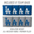Los Angeles Dodgers Slogan Series Cornhole Set with Team Bags