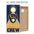 Milwaukee Brewers Slogan Series Cornhole Set with Team Bags