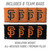 San Francisco Giants Tailgate Cornhole Set with Team Bags