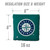 Seattle Mariners Dual-Sided All-Weather Cornhole Bags – Set of 8