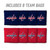 Washington Capitals Dual-Sided All-Weather Cornhole Bags – Set of 8