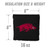 Arkansas Razorbacks Dual-Sided All-Weather Cornhole Bags – Set of 8