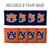 Auburn Tigers Dual-Sided All-Weather Cornhole Bags – Set of 8