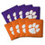 Clemson Tigers Dual-Sided All-Weather Cornhole Bags – Set of 8