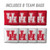 Houston Cougars Dual-Sided All-Weather Cornhole Bags – Set of 8