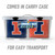 Illinois Fighting Illini Dual-Sided All-Weather Cornhole Bags – Set of 8