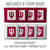 Indiana Hoosiers Slogan Series Cornhole Set with Team Bags