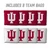 Indiana Hoosiers Dual-Sided All-Weather Cornhole Bags – Set of 8