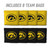 Iowa Hawkeyes Dual-Sided All-Weather Cornhole Bags – Set of 8