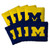 Michigan Wolverines Dual-Sided All-Weather Cornhole Bags – Set of 8