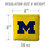 Michigan Wolverines Dual-Sided All-Weather Cornhole Bags – Set of 8