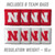 Nebraska Cornhuskers MDF Tailgate Cornhole Set with Team Bags