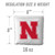 Nebraska Cornhuskers Dual-Sided All-Weather Cornhole Bags – Set of 8