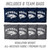 Nevada Wolf Pack Slogan Series Cornhole Set with Team Bags