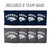 Nevada Wolf Pack Dual-Sided All-Weather Cornhole Bags – Set of 8