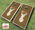 Buck Stained Cornhole Set with Bags