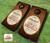 Wedding Emblem Rustic Cornhole Set with Bags