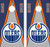 Edmonton Oilers Cornhole Wraps - Set of 2