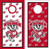 Wisconsin Badgers Version 2 Cornhole Wraps - Set of 2