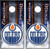 Edmonton Oilers Version 3 Cornhole Wraps - Set of 2