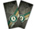 Oakland Athletics 3 Stripes Cornhole Wraps - Set of 2