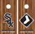 Chicago White Sox Version 4 Cornhole Wraps - Set of 2