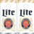 Miller Lite Can Cornhole Set with Bags