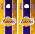 Los Angeles Lakers Cornhole Wraps - Set of 2