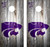 Kansas State Wildcats Version 3 Cornhole Wraps - Set of 2