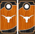 Texas Longhorns Wood Cornhole Wraps - Set of 2