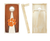 Clemson Tigers Stained Pyramid Cornhole Set with Bags