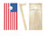 American Flag Cornhole Set with Bags