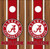Alabama Crimson Tide Version 6 Cornhole Wraps - Set of 2