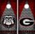 Georgia Bulldogs Version 9 Cornhole Wraps - Set of 2
