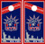 New York Rangers Version 4 Cornhole Wraps - Set of 2