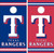 Texas Rangers Version 6 Cornhole Wraps - Set of 2