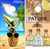 Patron Party Pineapple Cornhole Wraps - Set of 2