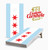 Chicago City Flag Cornhole Set with Bags