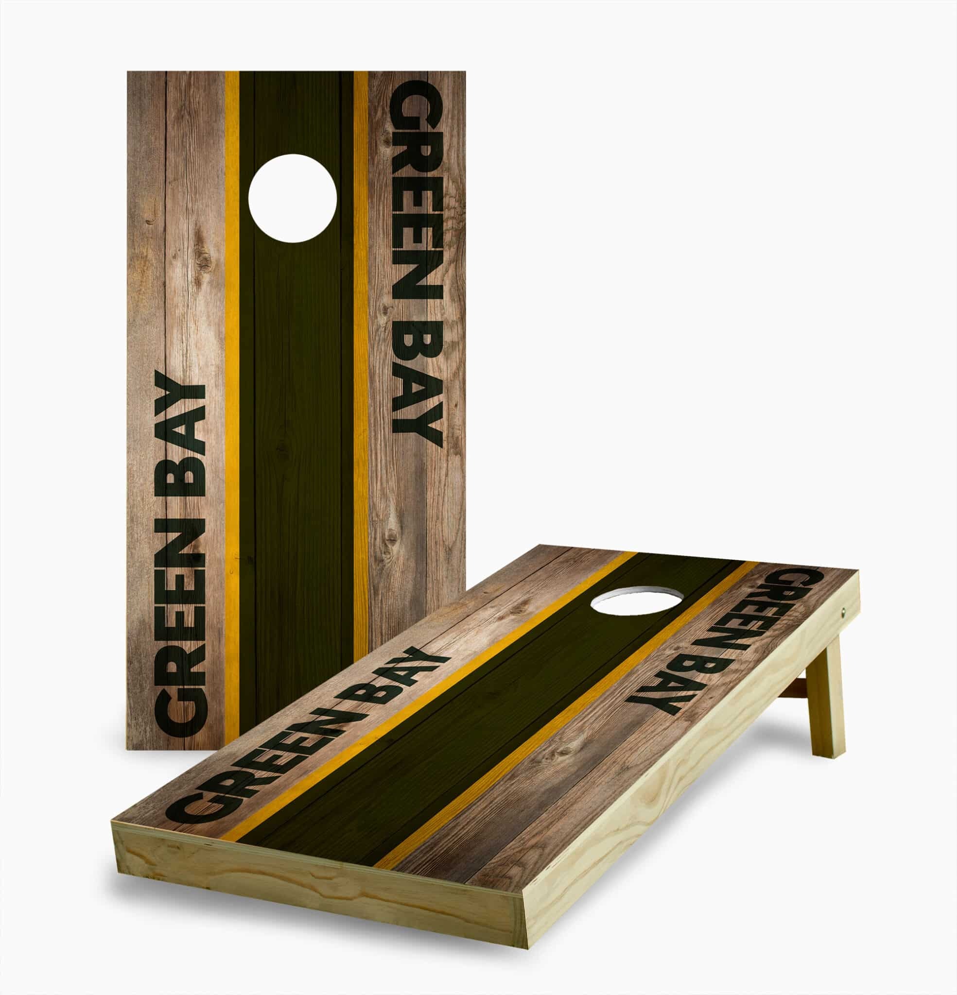 NFL Stained Stripe Cornhole Sets