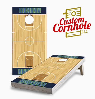 Minnesota Timberwolves Cornhole Set with Bags - Custom Cornhole, LLC