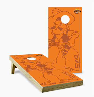 Oklahoma State Cowboys Version 6 Cornhole Set with Bags - Custom