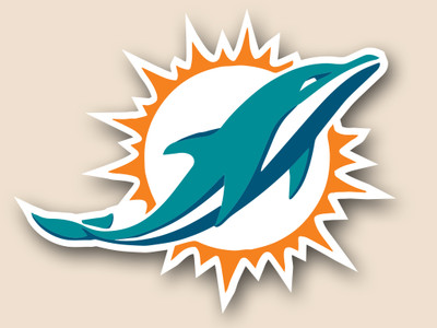 Miami Dolphins cornhole board or vehicle decal MD2 s
